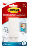 Command Large Bath Picture Hanging Strips, Holds up to 16 lb, Damage Free Hanging Picture Hangers, No Tools Wall Hanging Strips