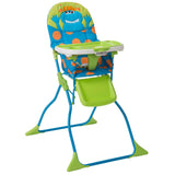 Cosco Kids Simple Fold Folding High Chair for Babies and Toddlers (from 6 Months to 50 lbs) Simple Fold Deluxe with 3-Position T