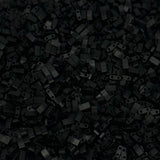 Miyuki Half Tila Beads - 2 Hole Rectangle Beads, 5x2.3x1.9 mm, 5 Grams Glass Beads Matte Black (HTL401F)