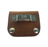 Leather Tape Measure Holder (Dark Brown w/Snaps)