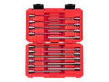 TEKTON 3/8 Inch Drive Long Hex Bit Socket Set, 19Piece (1/83/8 in., 310 mm) | SHB91315
