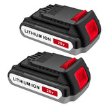 Chgdkjy 2Pack 4.0Ah LBXR20 Replacement for Black and Decker 20V Max Lithium Battery Compatible with LBXR20 LB20 LBX20 LBX4020 LB