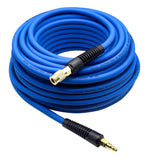 YOTOO Hybrid Air Hose 3/8-Inch by 100-Feet 300 PSI Heavy Duty, Lightweight, Kink Resistant, All-Weather Flexibility with 1/4-Inc