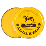 Fiebing's Yellow Saddle Soap for Leather (3.5 oz Tin) - Cleaner & Conditioner to Soften, Protect & Restore Leathercraft, Car Sea