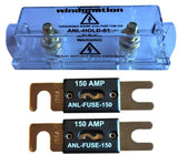 WindyNation ANL Fuse Holder + Fuse (2pcs 150A)