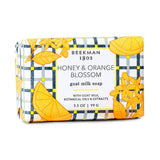 Beekman 1802 Goat Milk Body Soap Bar, Honey & Orange Blossom - Scented - 3.5 oz - Nourishes, Moisturizes & Hydrates - 100% Veget