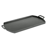 Lodge Blacklock 10 x 20 Cast Iron Double Burner Griddle - Triple Seasoned - For Indoor & Outdoor Cooking - Fits Over Two Burners