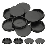 PATIKIL Plastic Hole Plugs, 34 Pcs 2 2/7(60mm) Plastic Plugs Screw Hole Plug Snap Desk Grommet Buckle Knockout Locking Plugs Fur