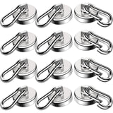LOVIMAG Magnetic Hooks for Cruise Cabins, 70LBS Swivel Magnet Hooks, Cruise Must Haves with Swivel Carabiner Hook for Hanging, S