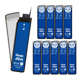 Pentel Ain Mechanical Lead, 0.02 inches (0.5 mm), Blue, 10 Pieces C285-BL