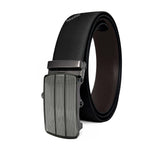 Aakarshini Modern Autolock Genuine Leather Belt For Men Reversible Designer Buckle, Formal Office Belt