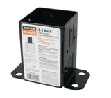 Simpson Strong-Tie FPBB44 E-Z Base Black Powder-Coated Post Base for 4x4 (Pack of 10)