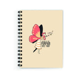 Plan To Gift Notebooks For Office Girl Butterfly Notebook Wire Bound Spiral Printed Pages:160 (Size A5)