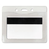 Advantus Horizontal Security Badge Holder Vinyl 50 / Box
