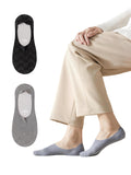 Maou Men And Women Ice Silk Mesh Invisible No Show Socks, Cotton Bottom, Breathable SweatAbsorbing AntiSlip Heel Liner Socks |