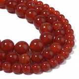Yochus 45pcs Red Onyx Agate Beads