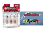 American Diorama Racing Legends 1:64 Metal Figures Set AD76503 (6 Figures)