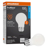 Sylvania LED TruWave Natural Series A19 Light Bulb, 100W Equivalent, Efficient 15W, 1600 Lumens, Medium Base, Dimmable, Frosted,