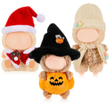 Simgoing 3 Sets Doll Clothes Outfits for 17cm Dolls Bear Stuffed Animals Clothes Costume Accessories for Halloween Christmas Win