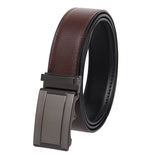 Sunshopping MenS Brown Pu Leather Adjustable Buckle Belt (Wsd002Jagbl) (Free Size)