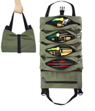24x7 eMall Tool Bag Roll up Storage For Working Tools Hardware Organizer For Professionals Portable 47cm x 28cm