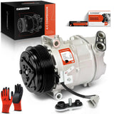A-Premium A/C Compressor with Clutch Compatible with Ram ProMaster 1500 2500 3500 3.6L 2014-2022