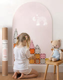 Orelle MagicWall | Magnetic Arch Wall Decal - Repositionable & Renter-Friendly | Peel & Stick Magnetic Wall Decal Chalkboard | P