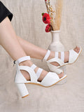 Shoetopia Women'S Heeled Sandal-7 Kids Uk (Acp-White)-Eu40,White,7,B0D2TVK64X