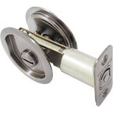 Round Pocket Door Lock, Privacy (Bed/Bath) Latch, 23/4 Backset, RCL, Antique Nickel by Stone Harbor Hardware