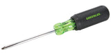 Greenlee 035323C Screwdriver with Soft Ergo Grip, SquareRecess Tip, #2 by 8Inch