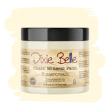 Dixie Belle Paint Company Chalk Finish Furniture Paint - Buttercream (16oz) - Matte Creamy White Chic Chalk Mineral DIY Furnitur