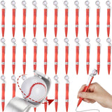 Zhanmai 24 Pcs Novelty Baseball Sports Ballpoint Pens Baseball Party Favors Cool Writing Pen for Students Supplies Stationery Sc