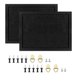 TORASO Cork Board Bulletin Board, 23.5 X 35.5 Cork Boards for Walls with Pins, Eye Bolts, gaskets, Screws, Pin Board for Office,