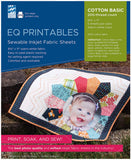 Electric Quilt Company Photo 6pc Printables Inkjet Fabric Sheet, OffWhite
