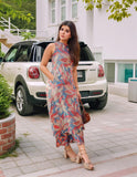 Anni Designer Women'S Rayon Viscose Printed Straight Kurta With Palazzo (Vcm Blue-Vks02_S_Blue_Small),Blue,S,,,
