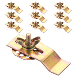 Undermount Sink Clips 10 Pack: Premium Sink Brackets & Sink Mounting Kit, Sink Installation Hardware Clips for Kitchen, Bathroom