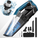 Cordless Car Vacuum Lightweight High Power Handheld Vacuum Cleaner with LED Light, Upgraded Hand Vacuum for Car Home Office and