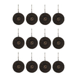 ATORSE 12 Pieces Shower Curtain Hooks for Shower Curtain Liner Shower Curtain Rings Black|Home & Garden|Bath|Shower Curtain Hook