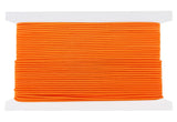 LYZXMLBL Orange Elastic Cord String - 2mm (0.08 inch) Diameter Round Stretch Bungee Cord for Bracelet Making, DIY Crafts, Sewing