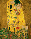 TUMOVO Lover Kiss Paintings Gustav Klimt The kiss Art Digital Painting Paint by Numbers Kit for Adults Acrylic Oil Painting Set