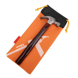 Alomejor Tent Peg Bag Camping Portable Tent Stakes Bag Hammer Nail Pouch for Hiking Camping Tent Hammers and Other Accessoris (O