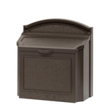 Whitehall Products Locking Wall Mounted Large Mailbox (Bronze)