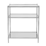 Sei Furniture Knox Glam Mirrored Side Table - Chrome