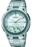 Casio Men's AW80D-7A Sports Chronograph Alarm 10-Year Battery Databank Watch, Silver