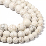 Yochus 35pcs White Turquoises Beads