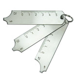RIVERWELD Three Piece Key Set Measuring Fillet Gages Multi Function Welding Inspection Gauge
