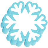 Geyee 100 Pcs Snowflake Cutouts Bulk Winter Bulletin Board Cutouts Decorations Paper Snowflakes DIY Snowflake Accents for Kids C