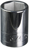 SK Tools USA 1/2 Drive, 3/4, 6 Point, Standard Chrome Socket | 41124