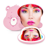 Impressions Vanity Care Bears Cheer Bear Beary Cute LED Compact Mirror for Purse, Travel Lighted Makeup Mirror with 3X Magnifica