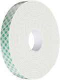 3M 4008 Natural Polyurethane Double Coated Foam Tape, 0.75 Width x 5yd Length (1 roll)